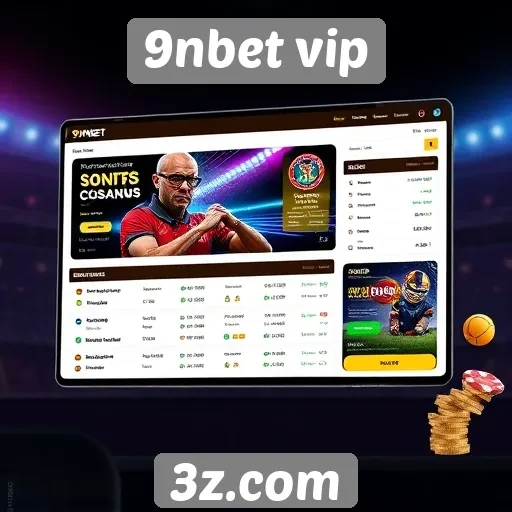 Usabilidade e design do 9nbet vip